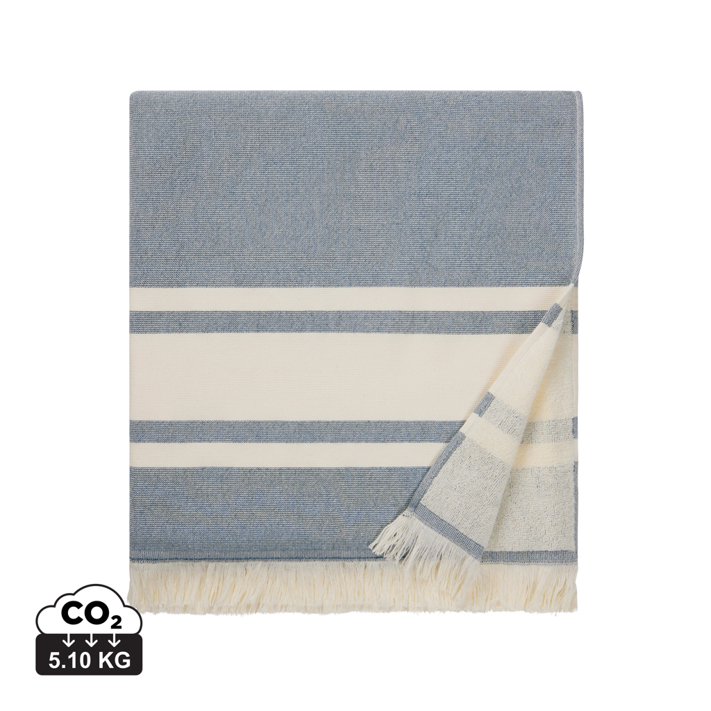 azul marino, beige Toalla de rizo VINGA Tolo hammam