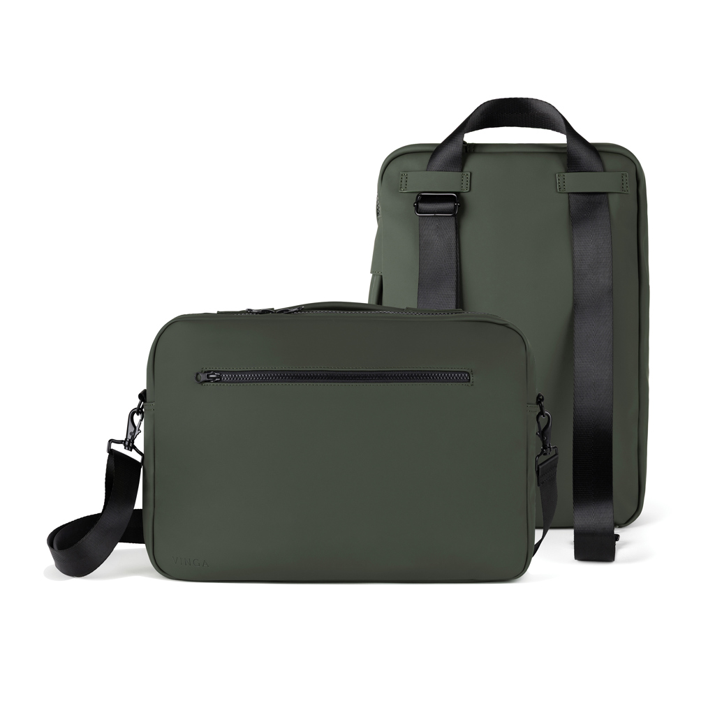 verde Mochila convertible VINGA Baltimore RCS