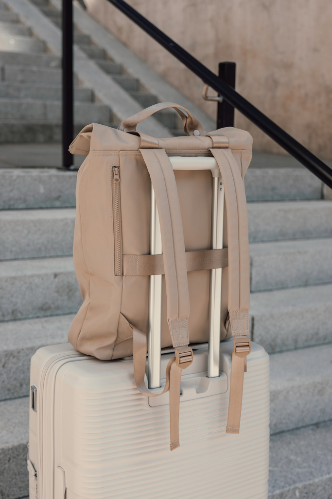 greige Mochila VINGA Baltimore Neo RCS