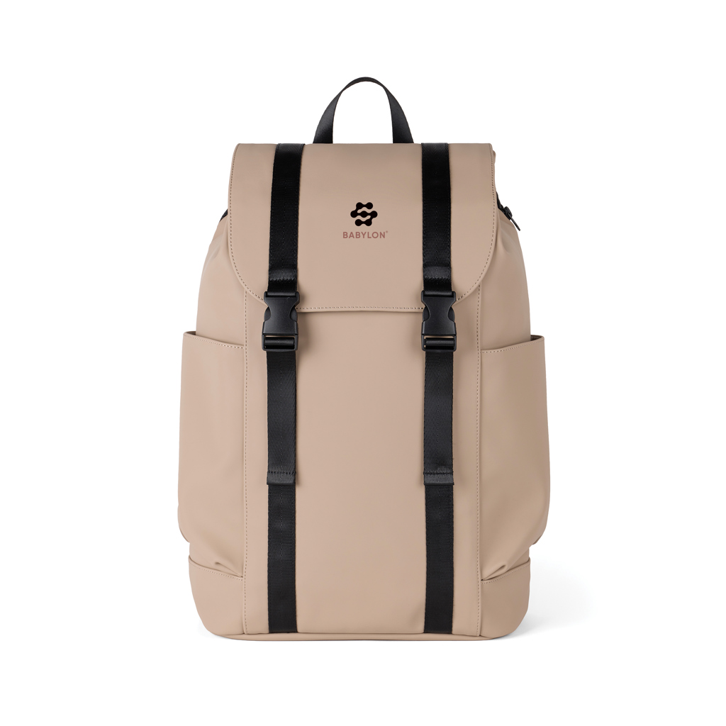greige Mochila VINGA Baltimore RCS 2.0