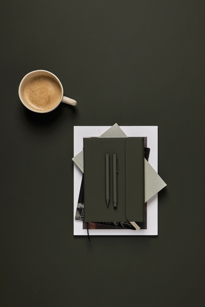 Cuaderno de PU y papel certificado VINGA Baltimore GRS