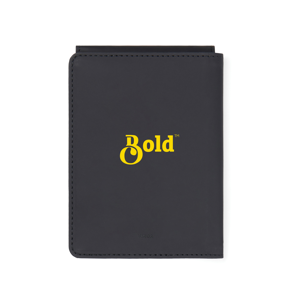 VINGA Baltimore RCS recycled polyester RFID passport cover - brendiran